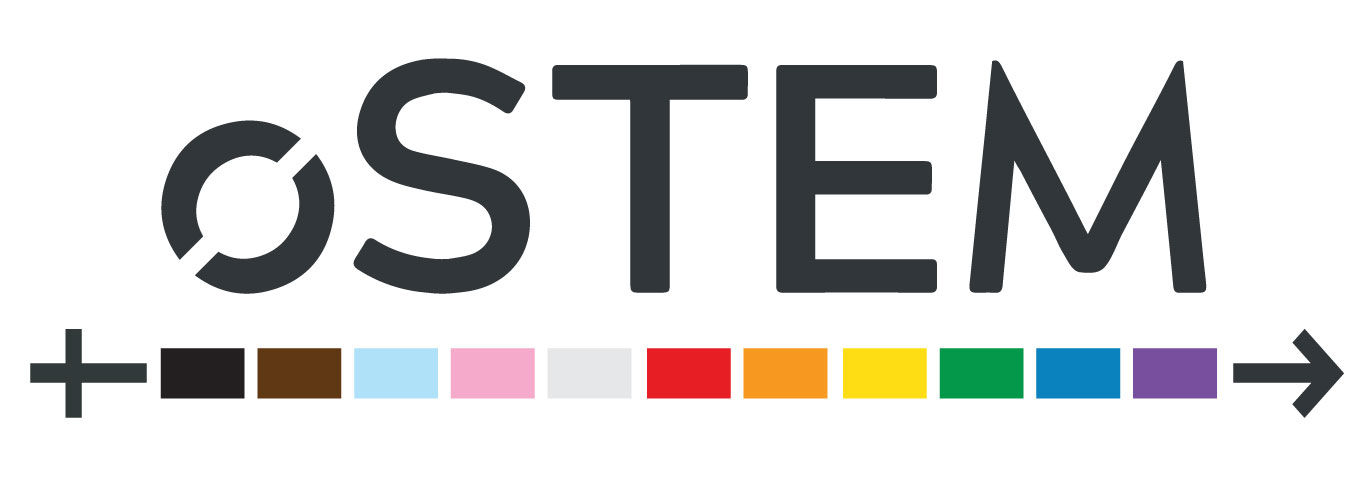oSTEM Logo, Out in STEM